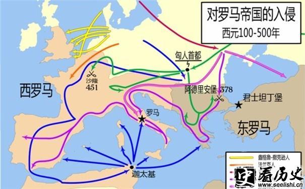 欧洲民族大迁徙图片